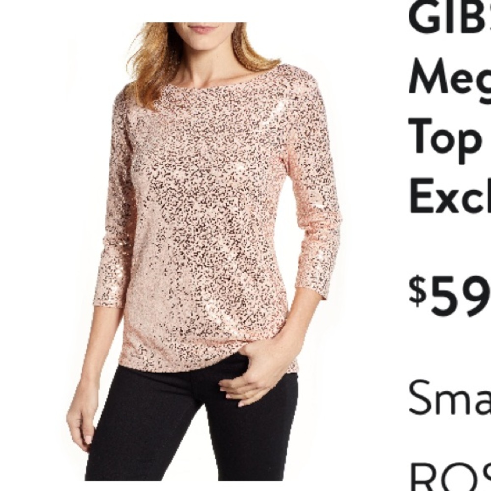 Gibson Look Sequin Top